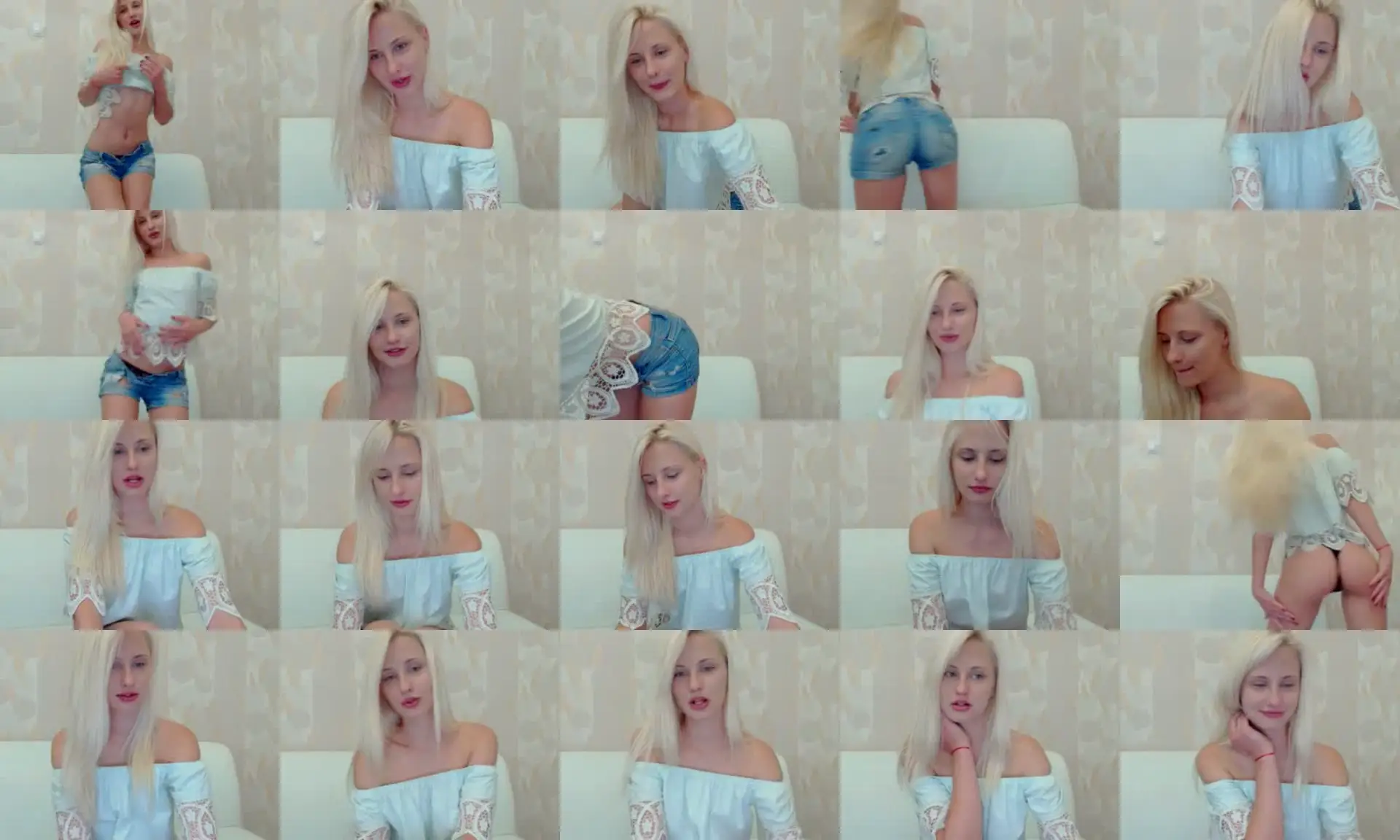 YakiraDreem photo contact sheet