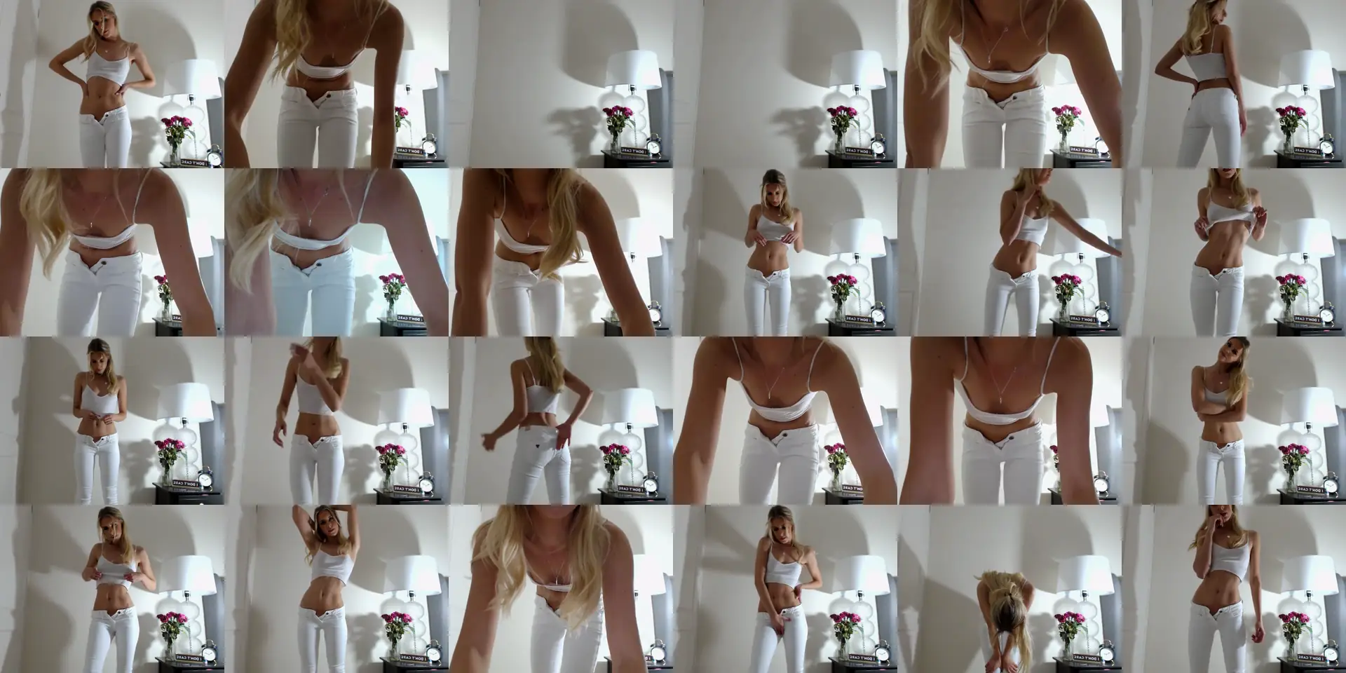 Raerae photo contact sheet