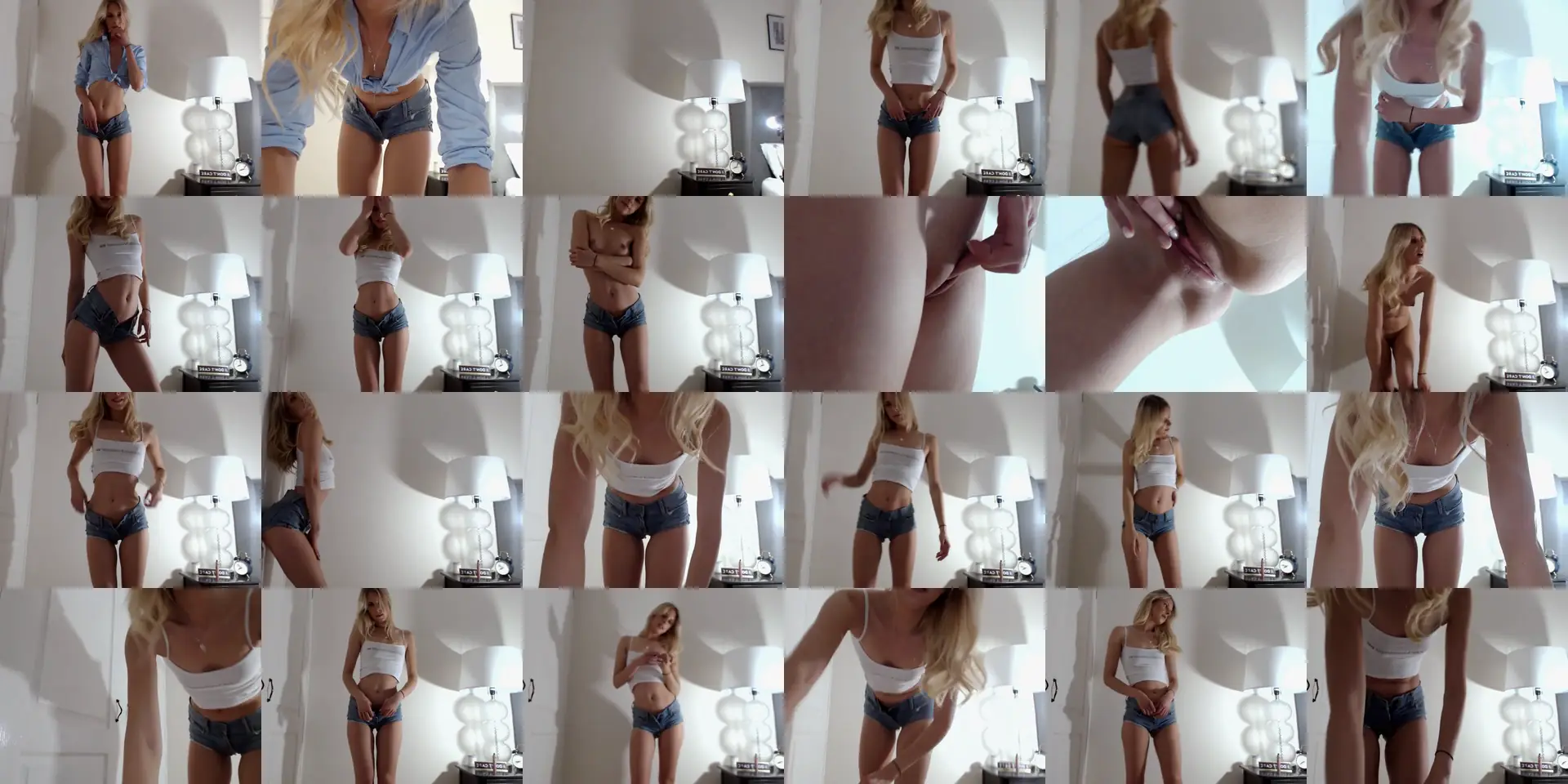 Raerae photo contact sheet