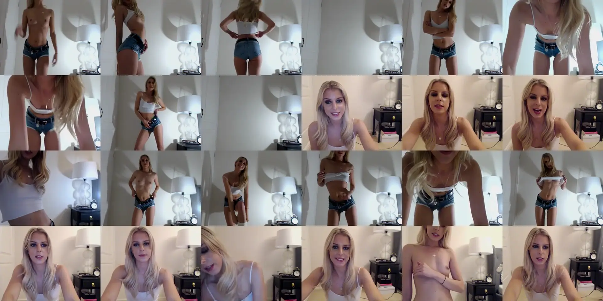 Raerae photo contact sheet