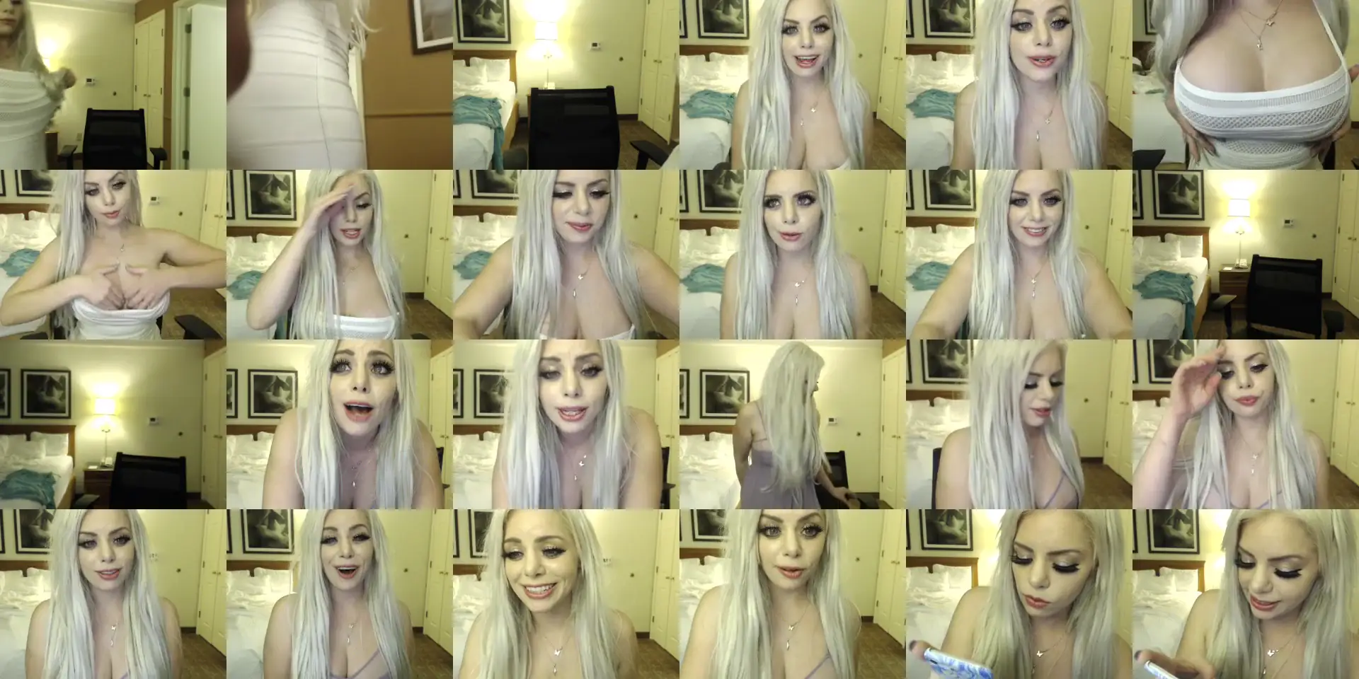 Blondilocks photo contact sheet