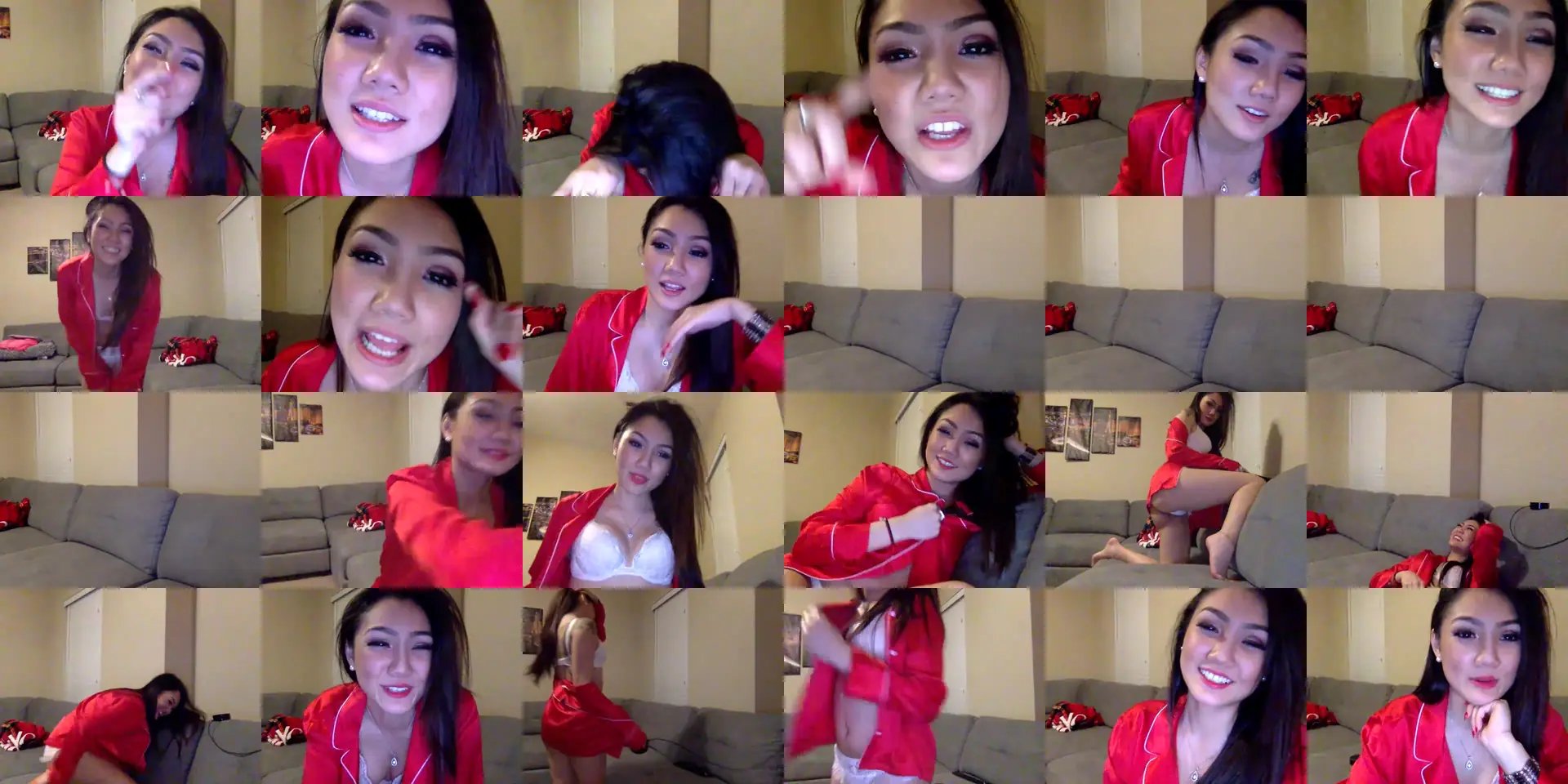 ItsLily photo contact sheet