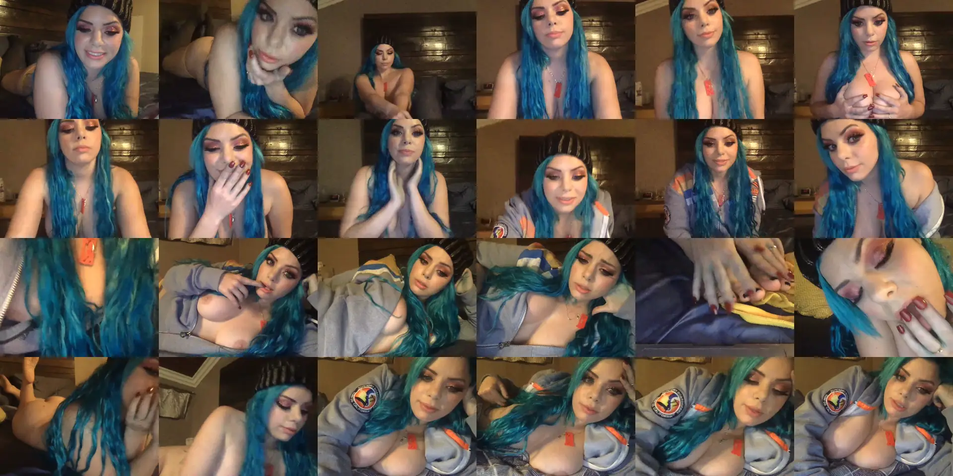 Blondilocks photo contact sheet