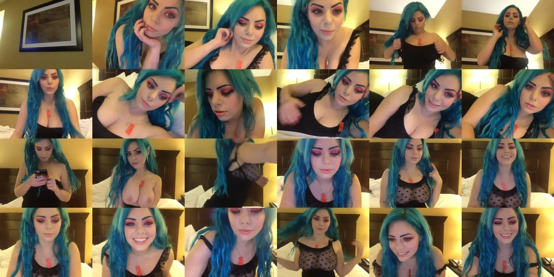 Blondilocks photo contact sheet