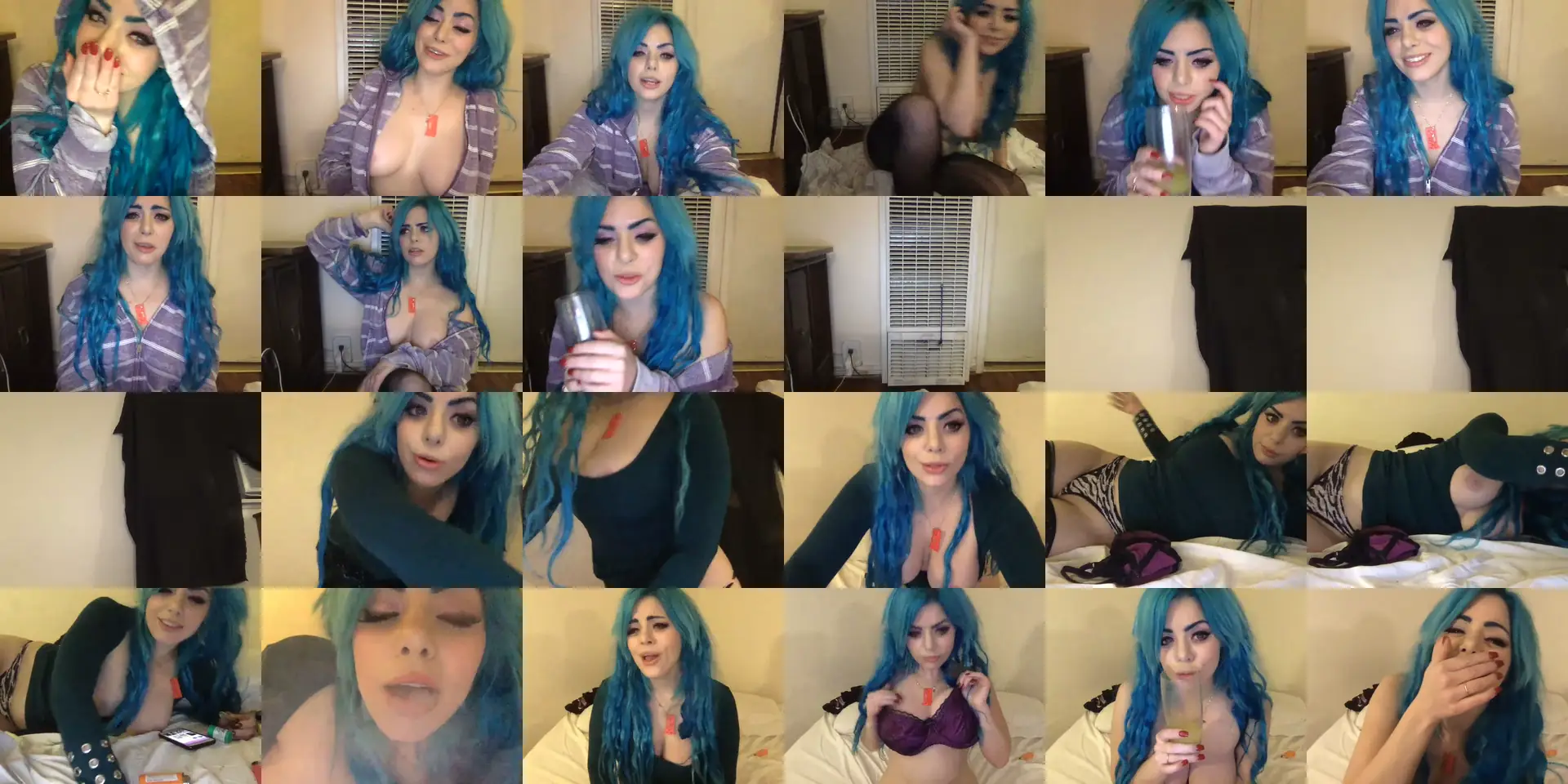 Blondilocks photo contact sheet