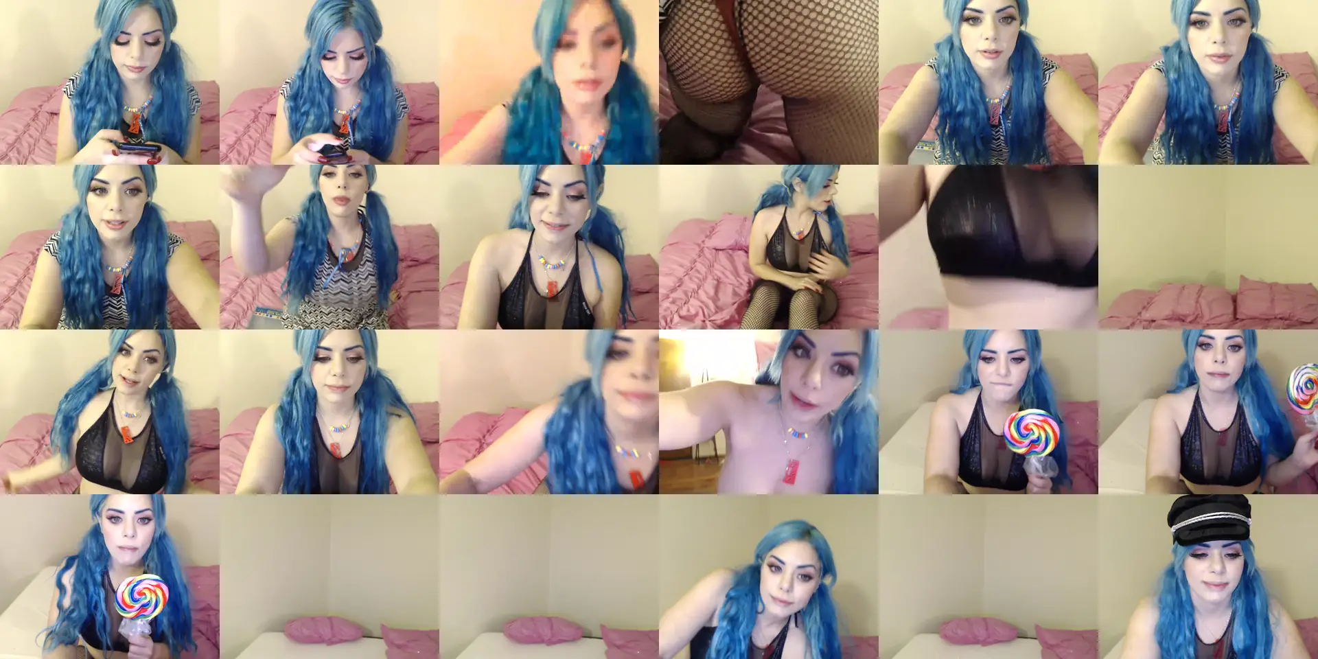 Blondilocks photo contact sheet