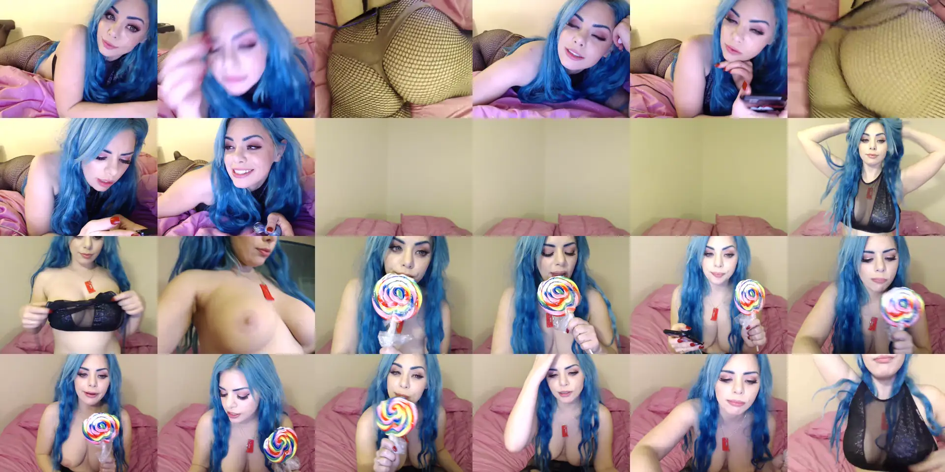 Blondilocks photo contact sheet