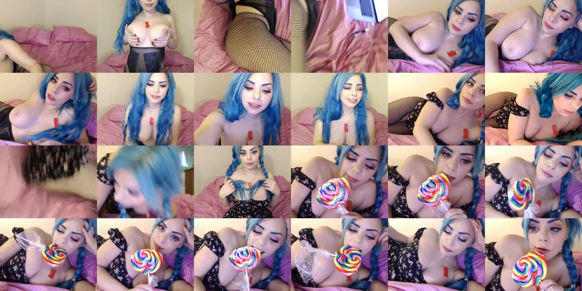 Blondilocks photo contact sheet