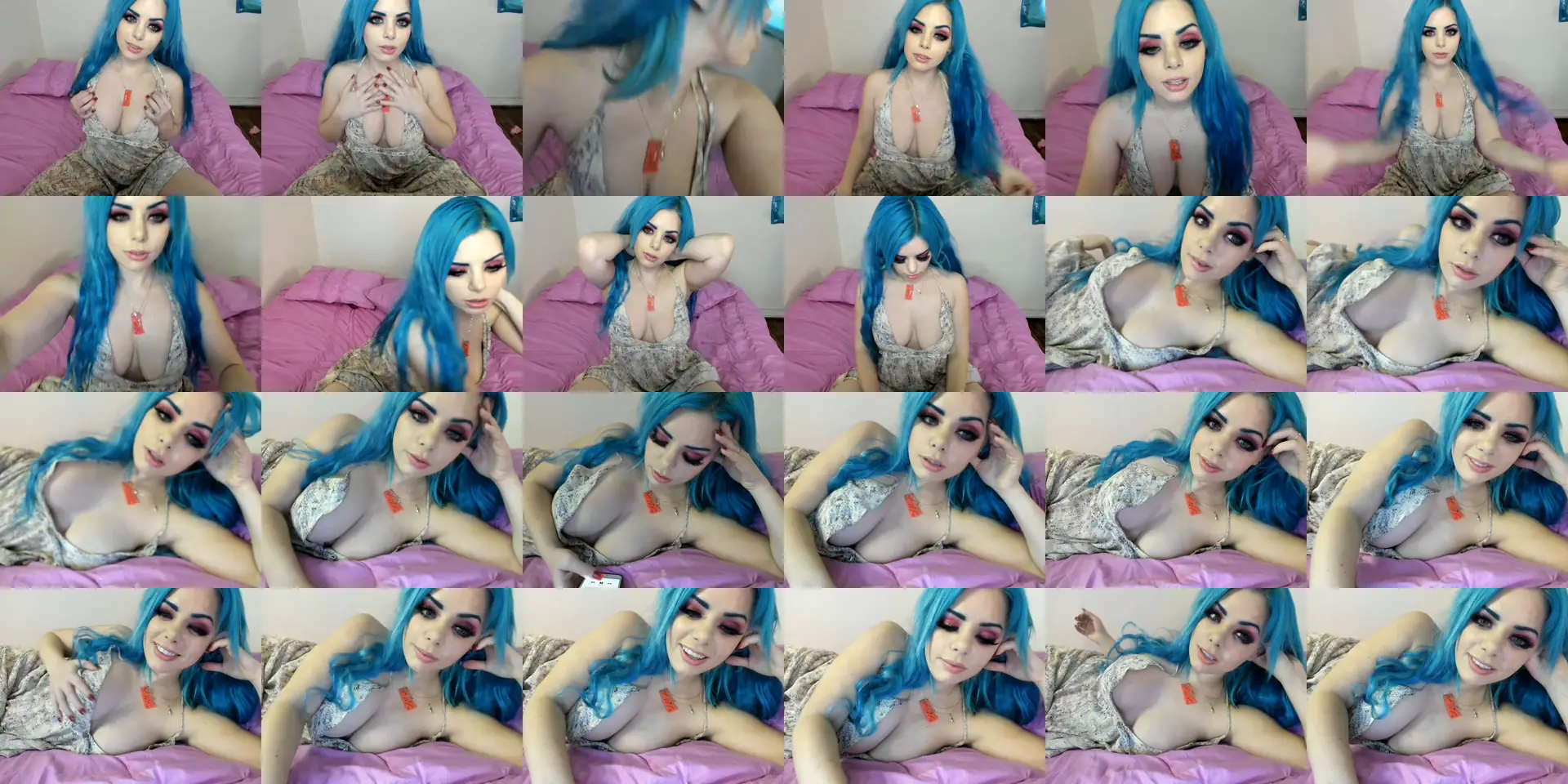 Blondilocks photo contact sheet