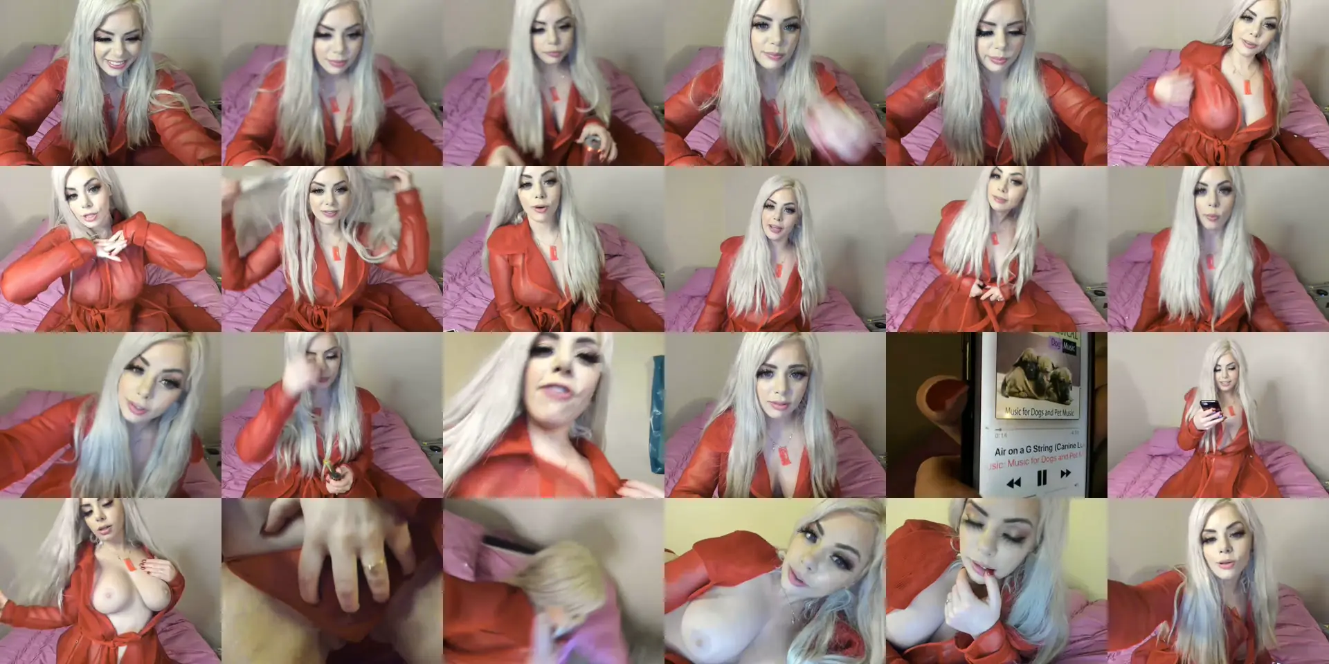 Blondilocks photo contact sheet