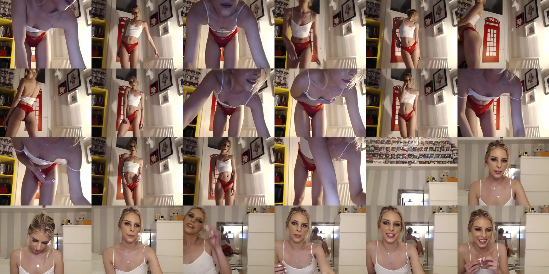 Raerae photo contact sheet