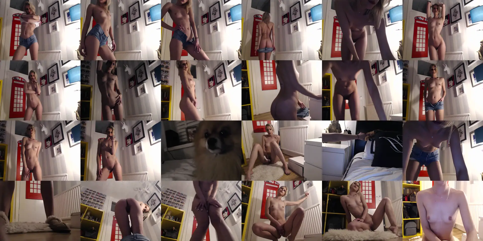 Raerae photo contact sheet