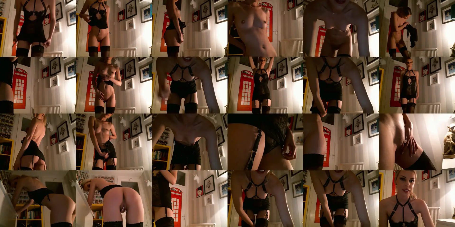 Raerae photo contact sheet