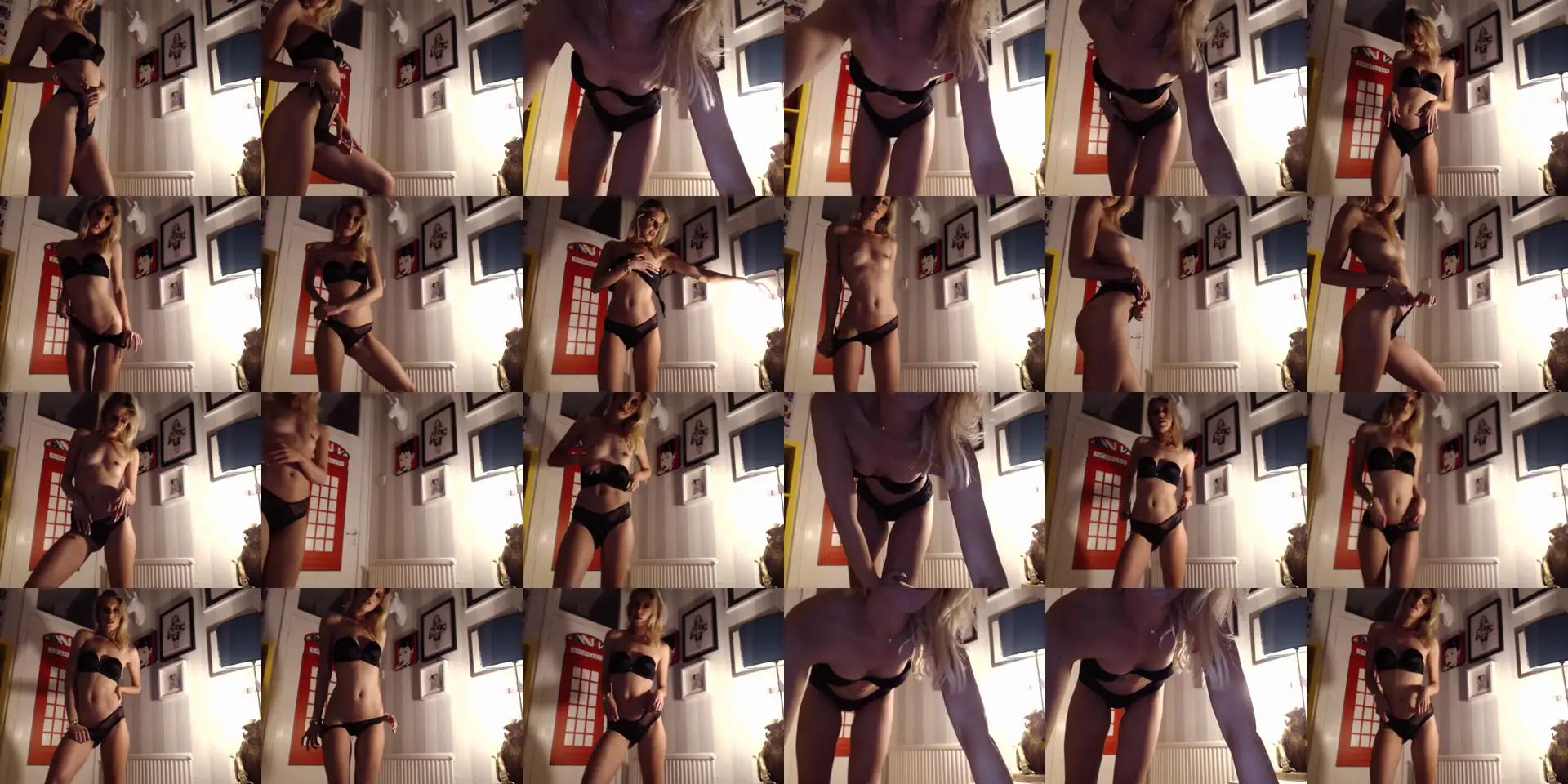 Raerae photo contact sheet