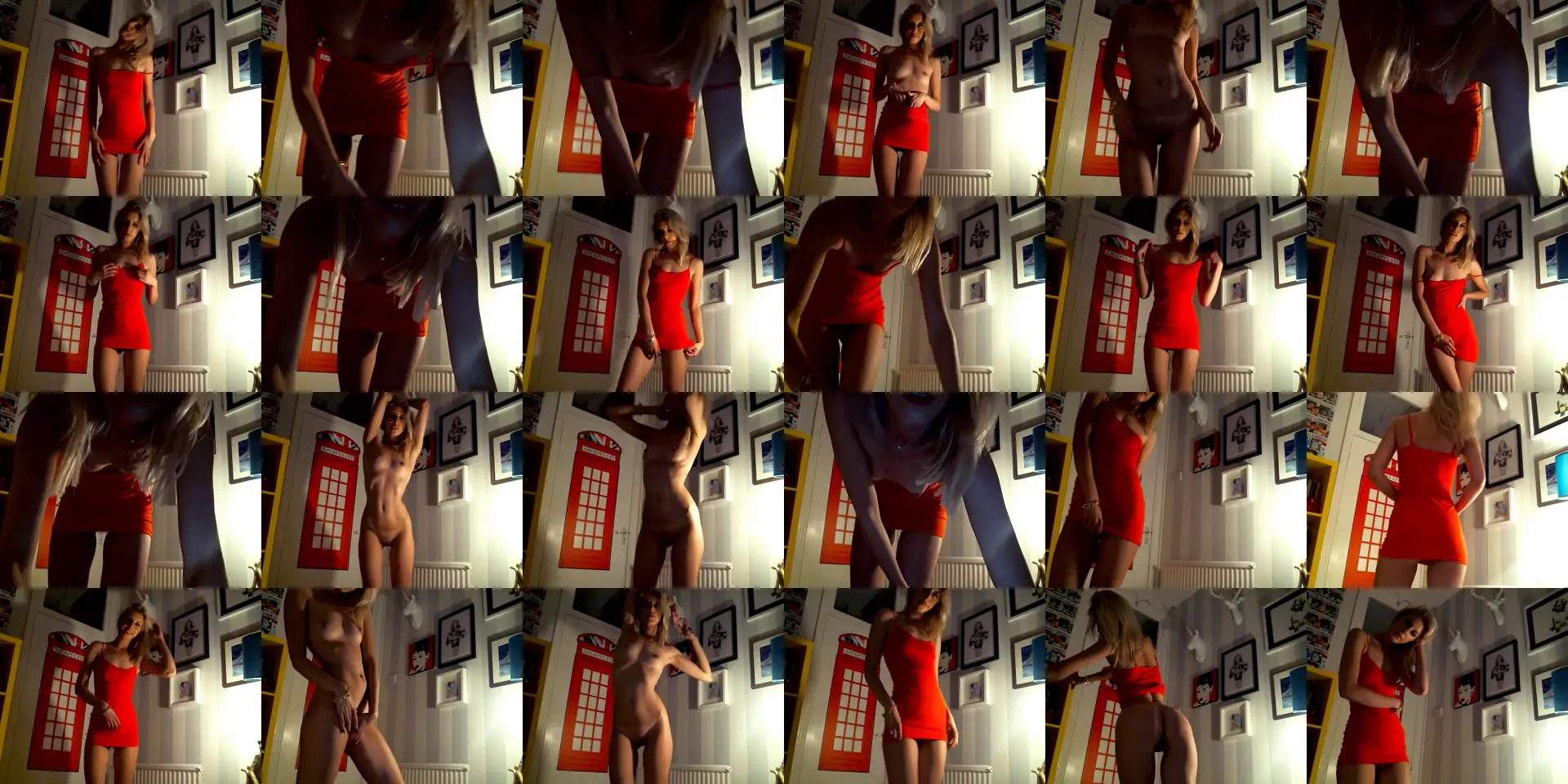 Raerae photo contact sheet