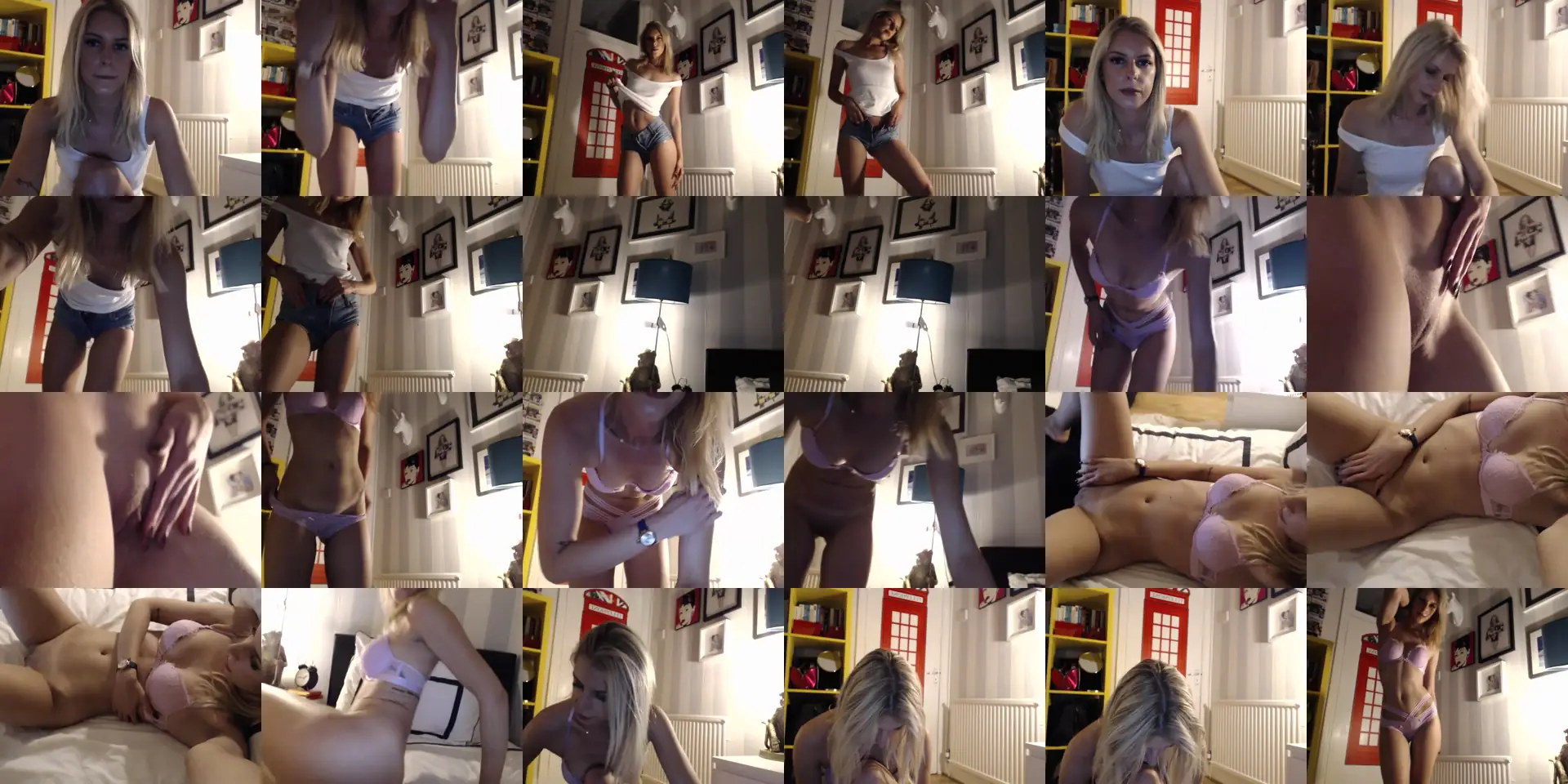 Raerae photo contact sheet