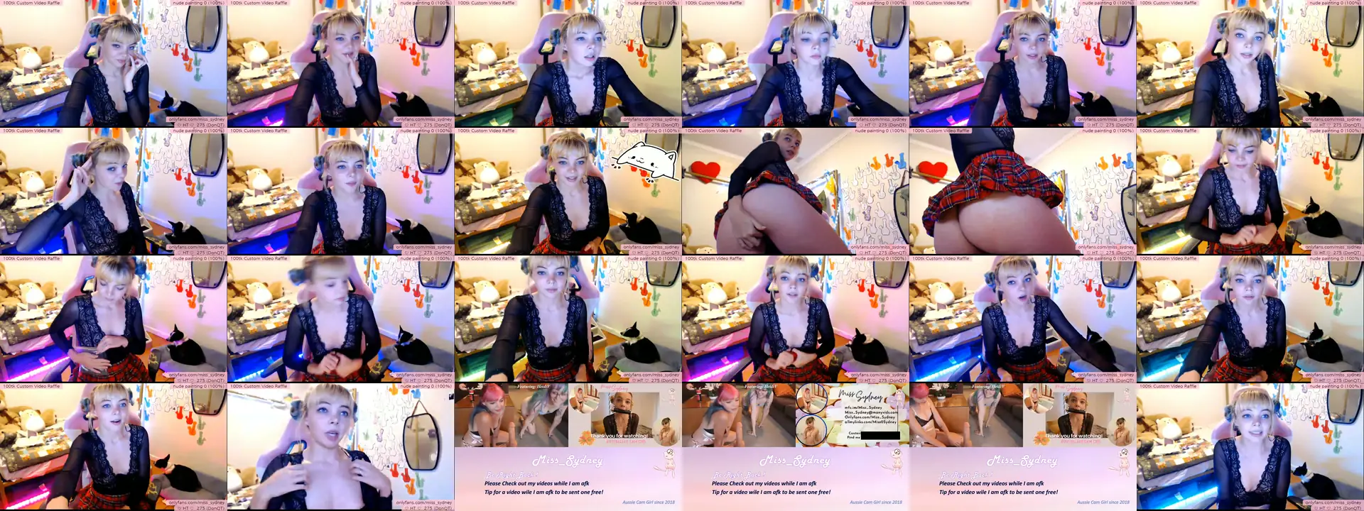 Miss_Sydney photo contact sheet