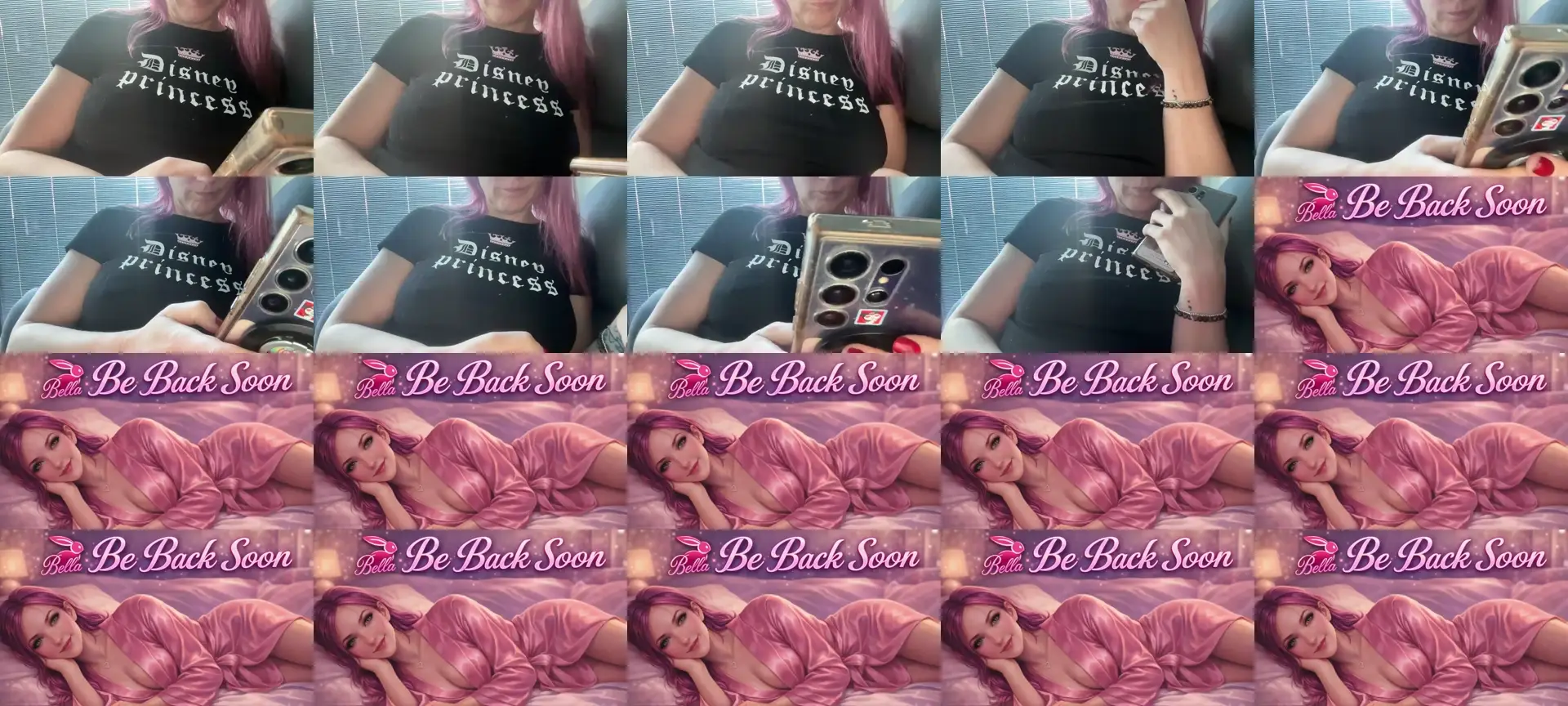 Bellanoirxx photo contact sheet