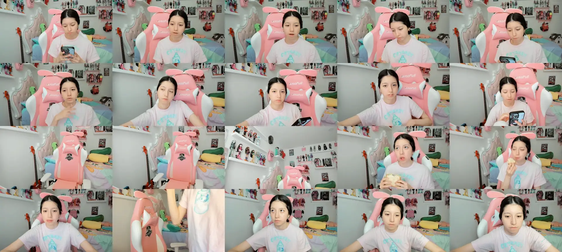 Cherrycute666 photo contact sheet