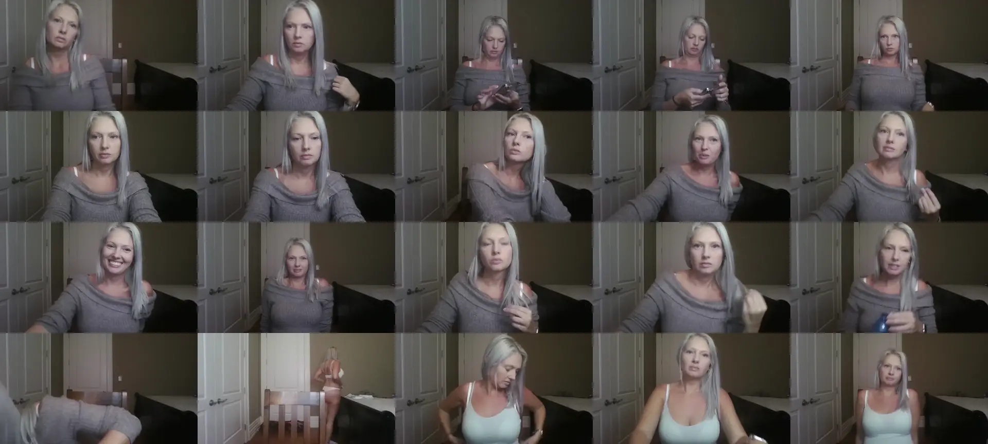 Crystaaal photo contact sheet