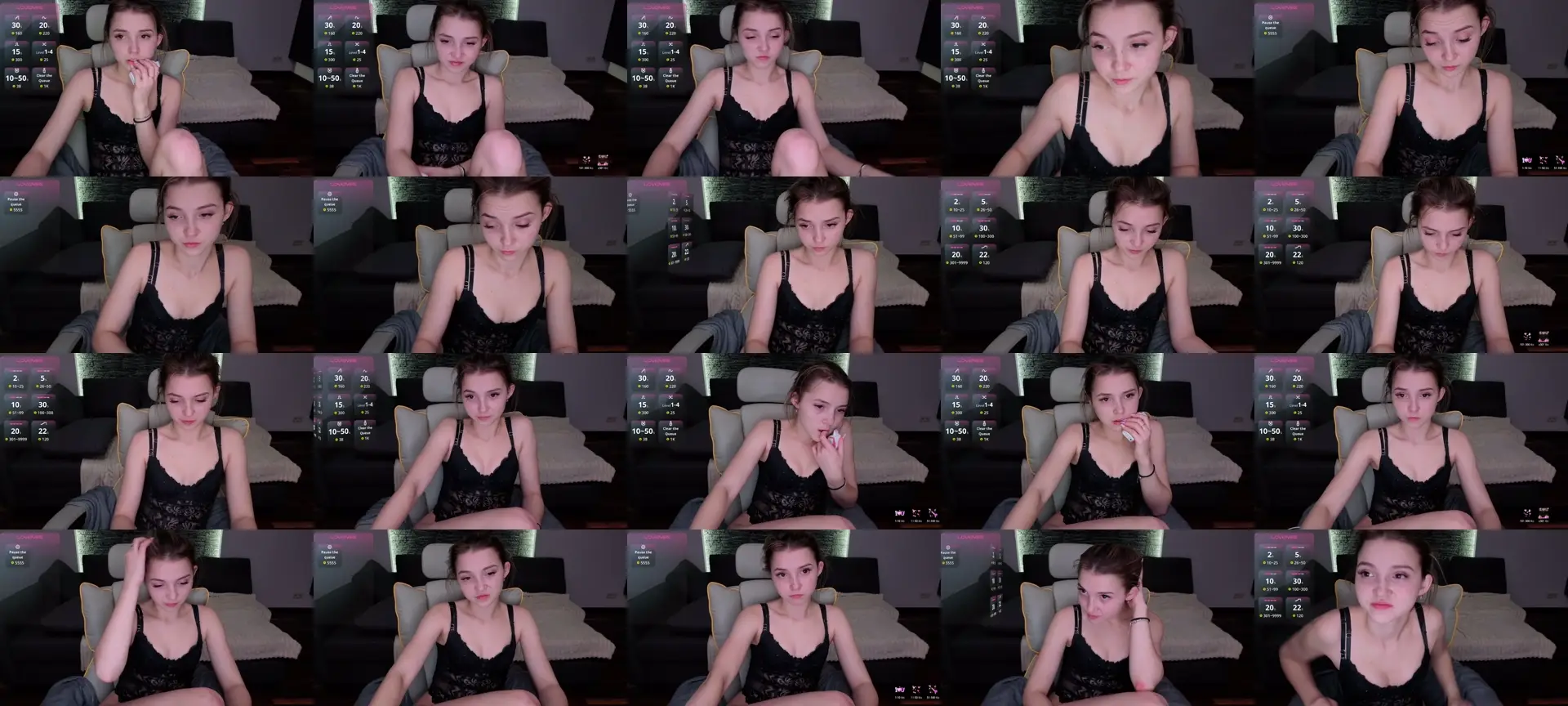 Daisyy photo contact sheet