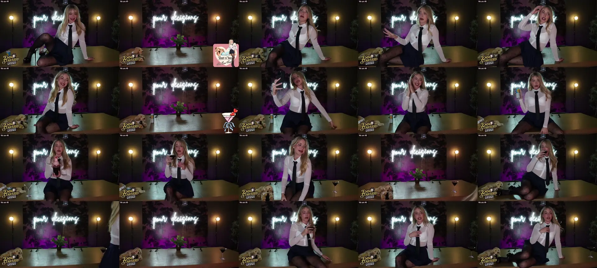 EmmaStarseed photo contact sheet