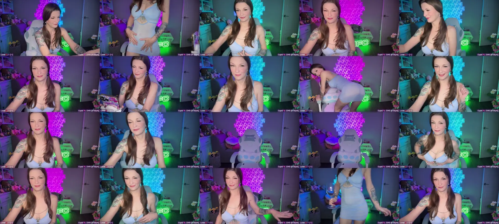 EveeMinx photo contact sheet