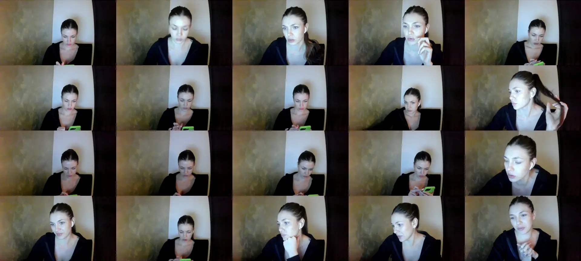 GreenKittyy photo contact sheet