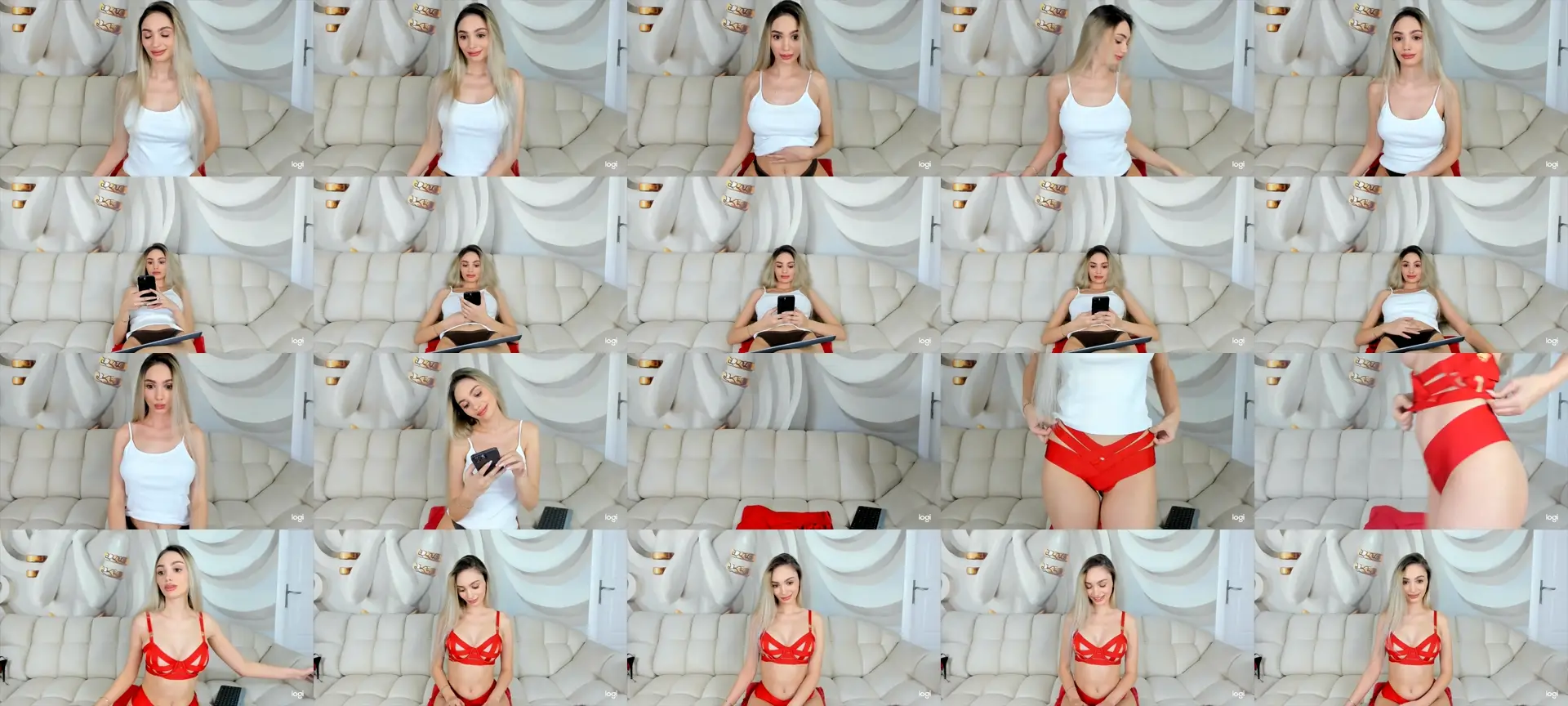 HaleySweet18 photo contact sheet