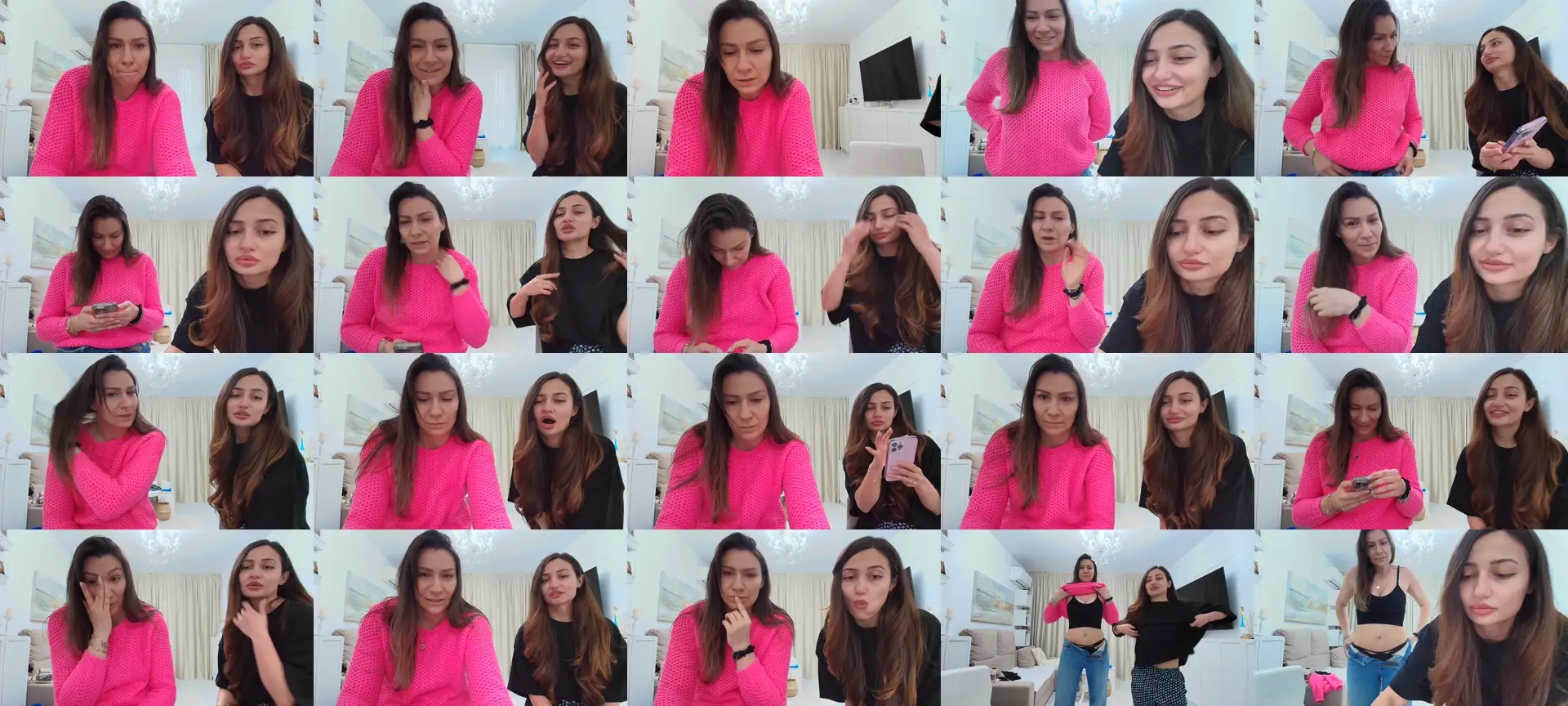 ItsEvie photo contact sheet