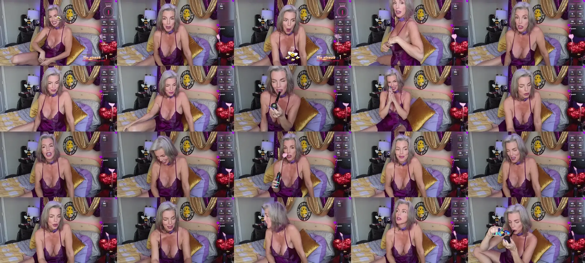 LadyBeeTrixxx photo contact sheet