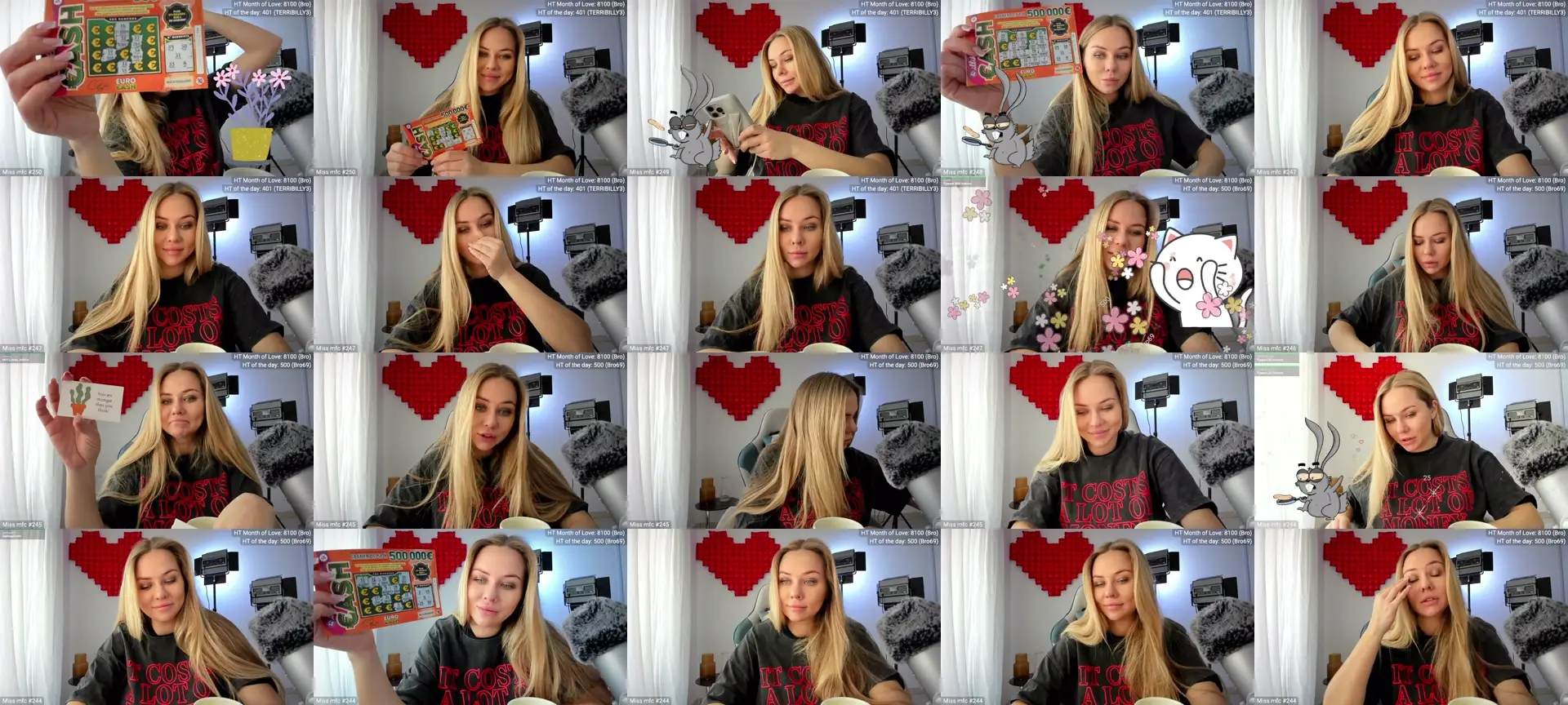 Linda_0nline photo contact sheet