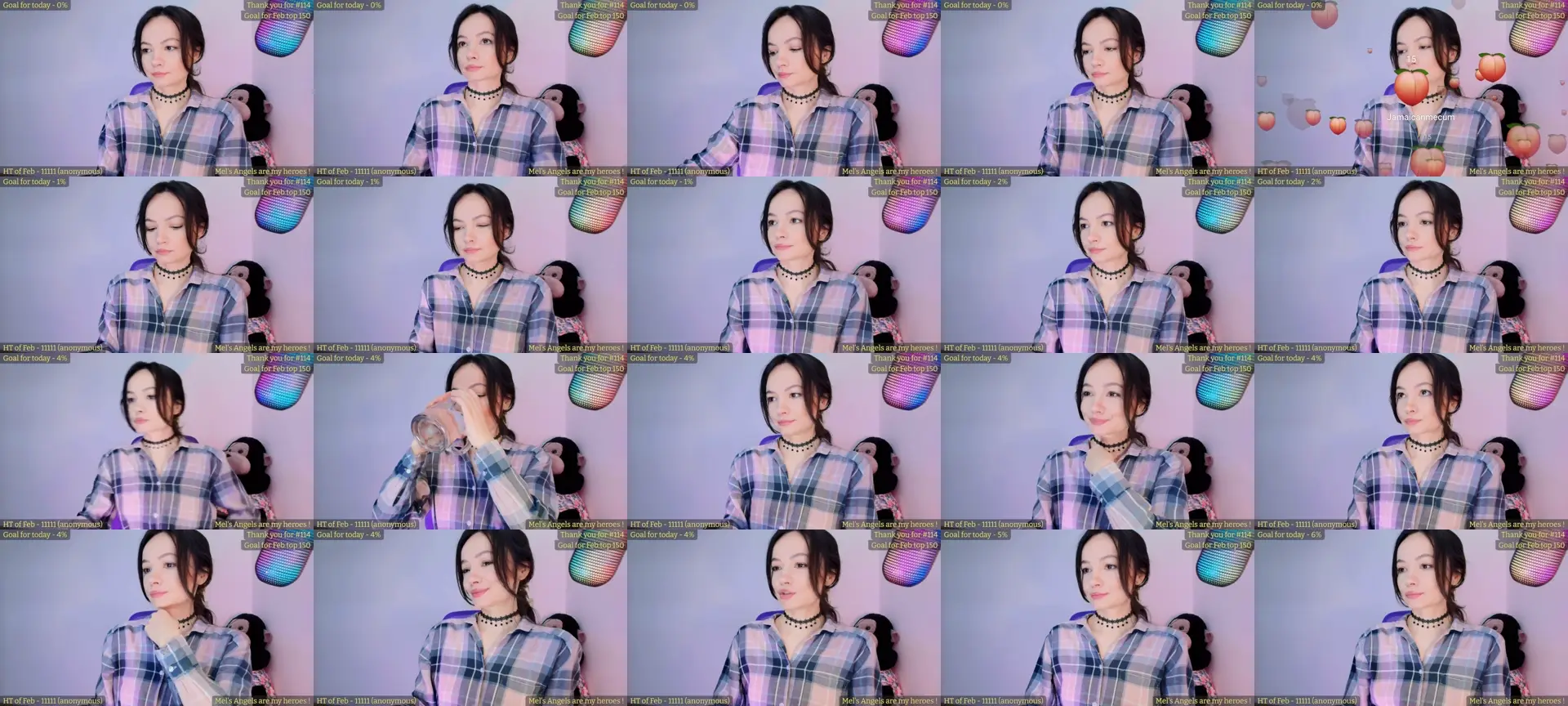 Melegance photo contact sheet