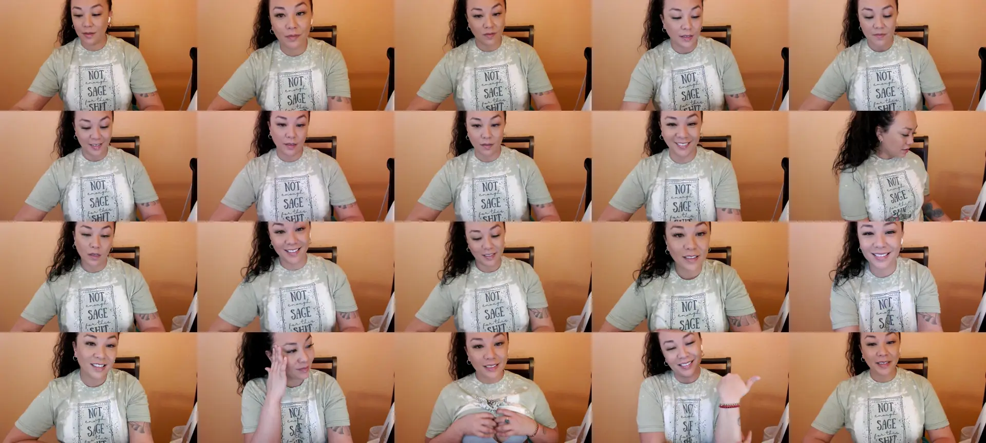 MickaylaStar photo contact sheet