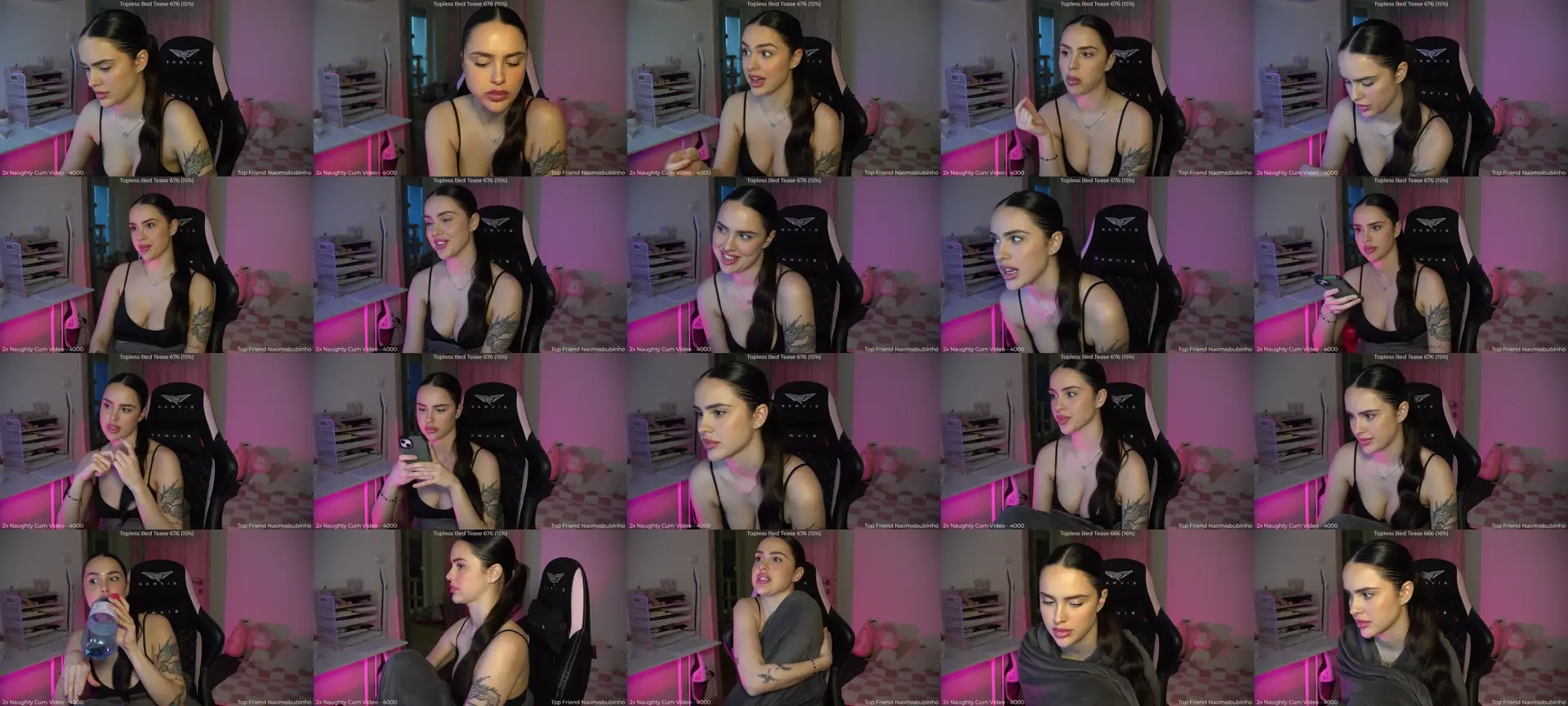 NotYourNaomi photo contact sheet