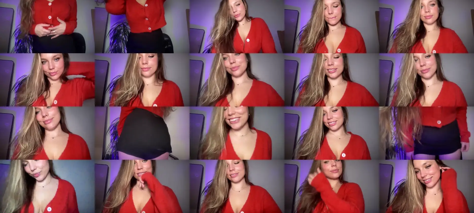 SabrinaGolden photo contact sheet