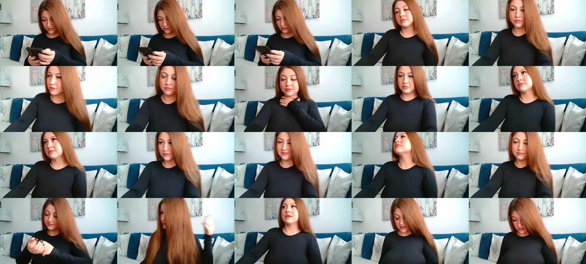 SamyraX photo contact sheet