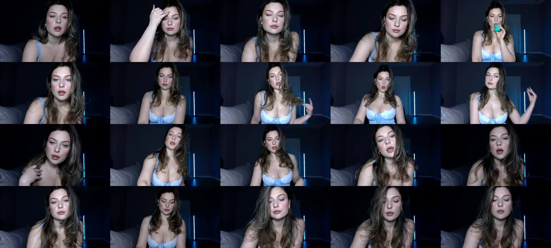 SindiMoon photo contact sheet