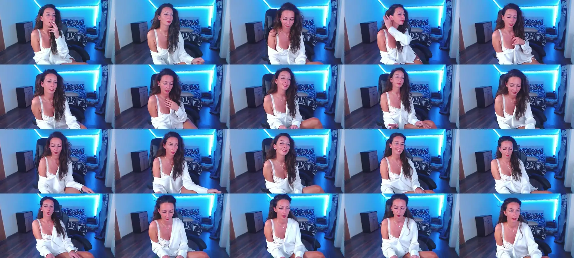 SlimCurly photo contact sheet