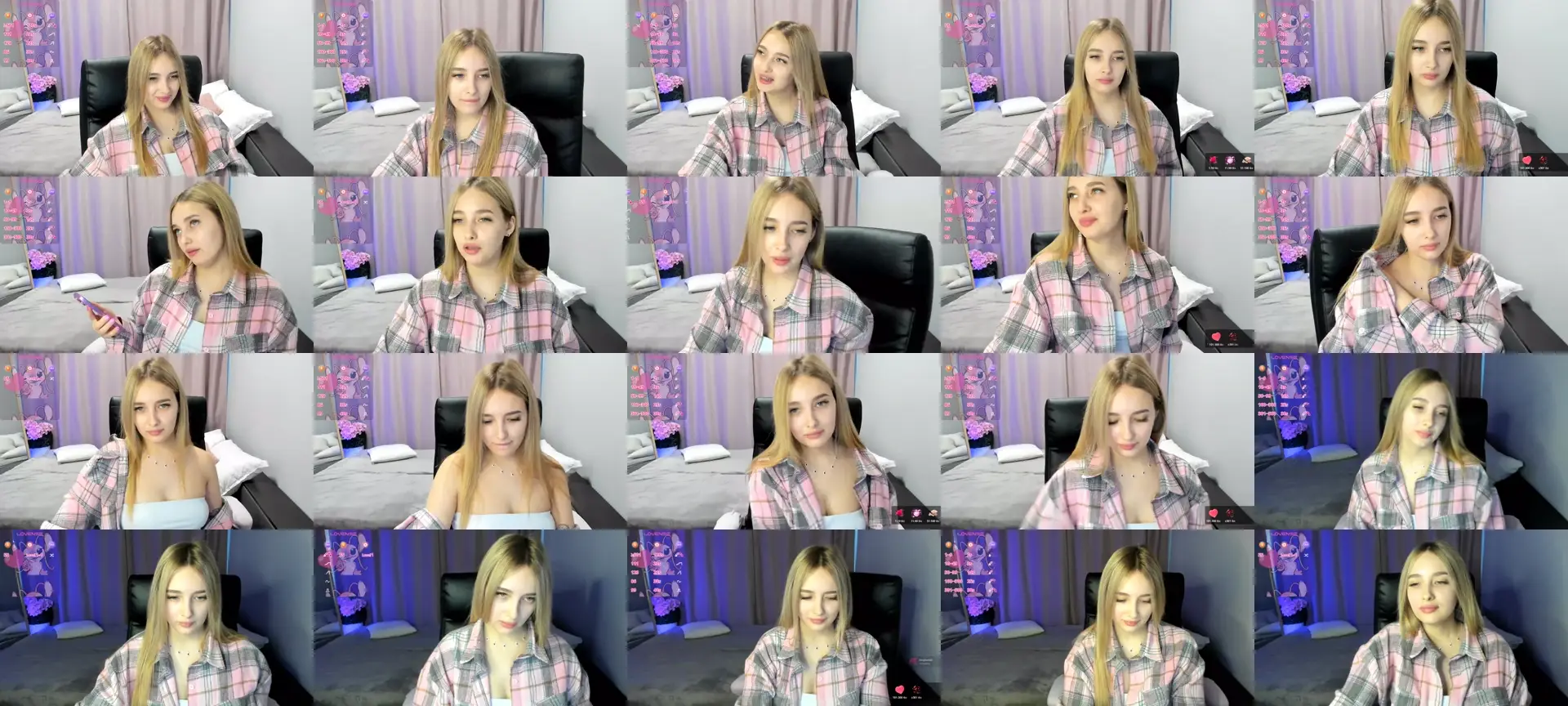 TaisiaHot photo contact sheet