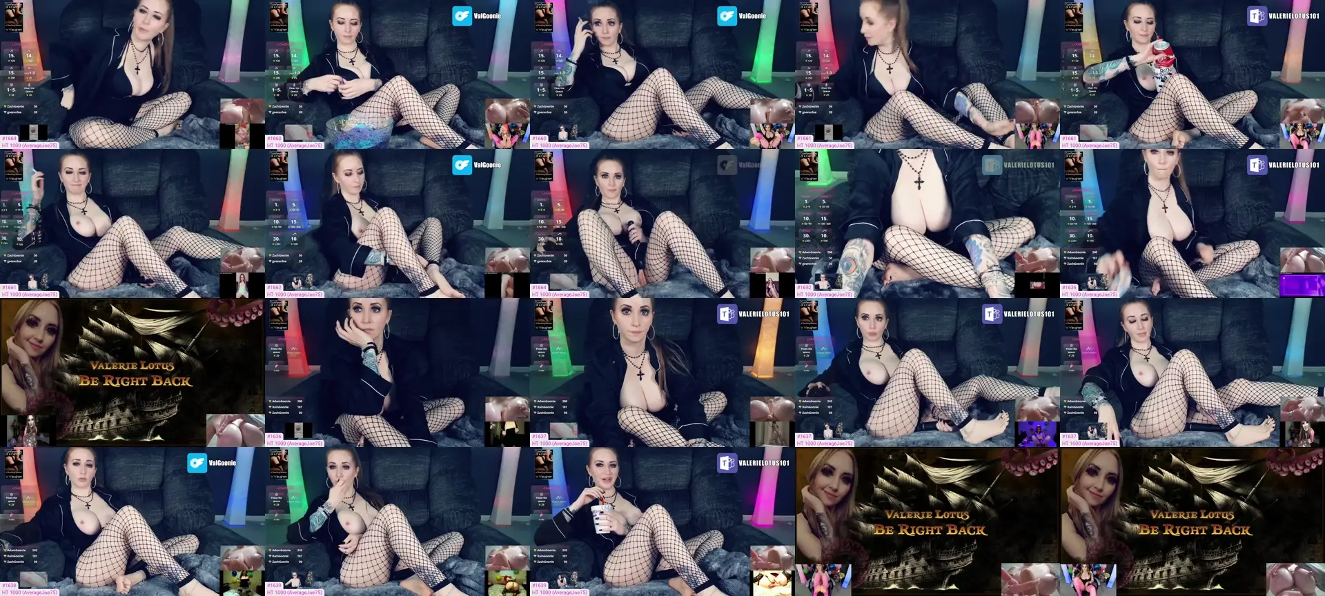 ValerieLotus photo contact sheet