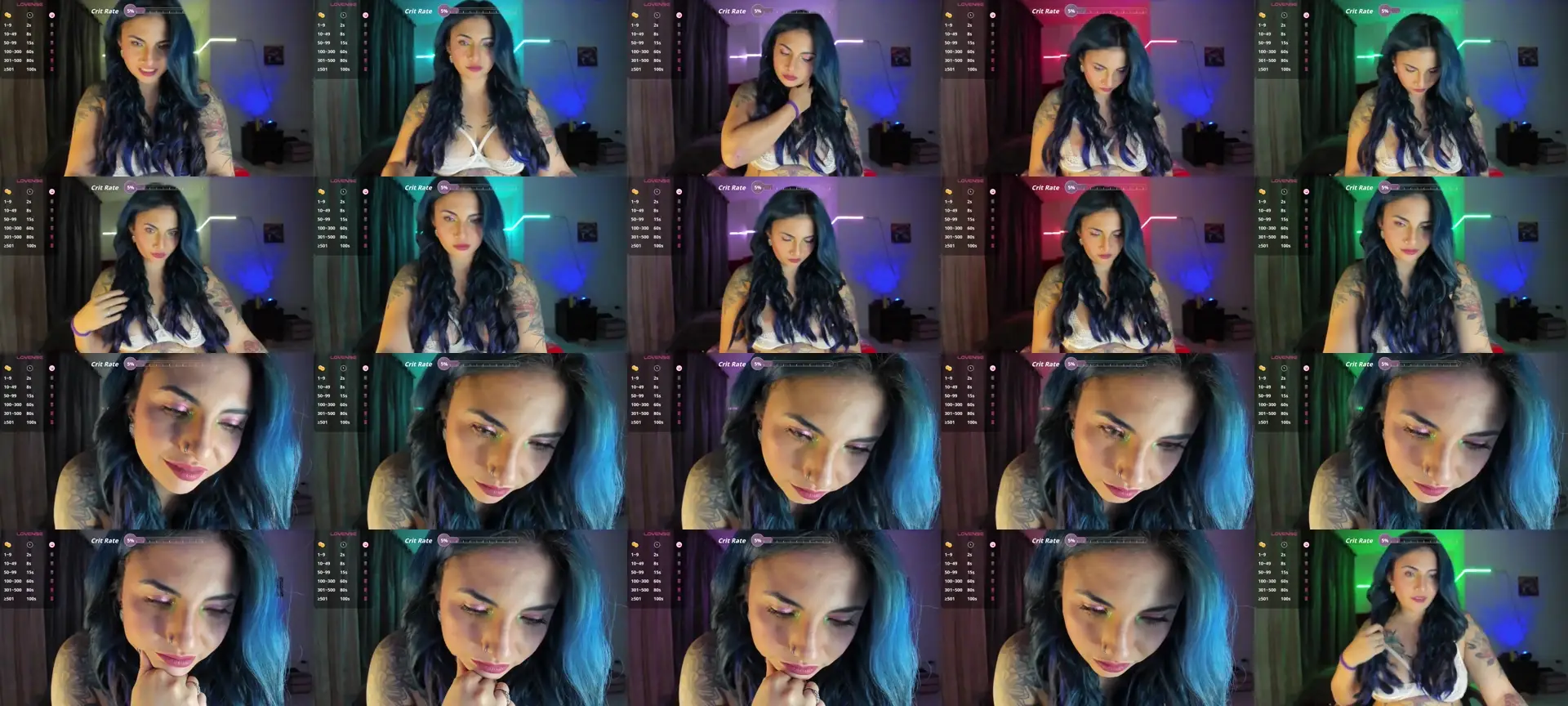 Abigailhotxxx photo contact sheet