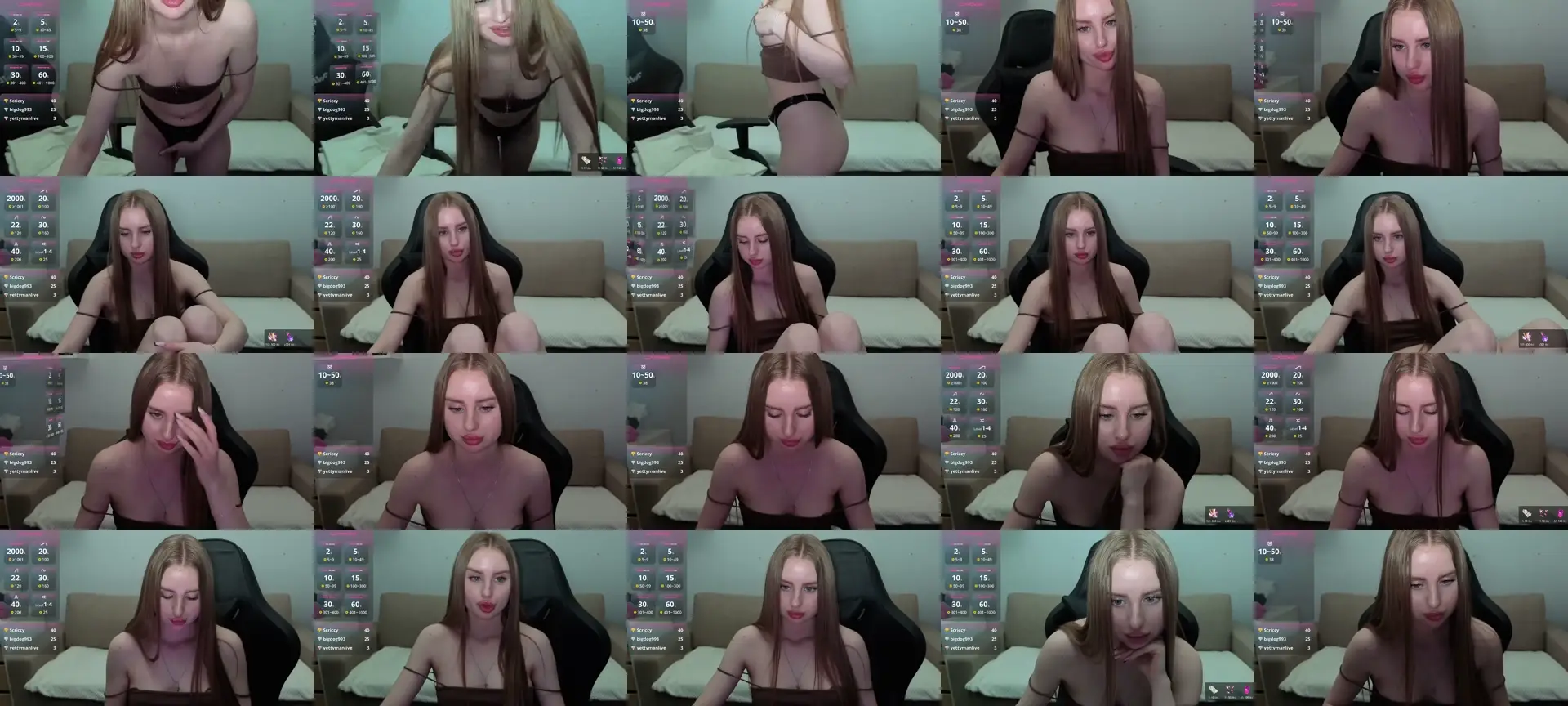 AnastasiaSi photo contact sheet