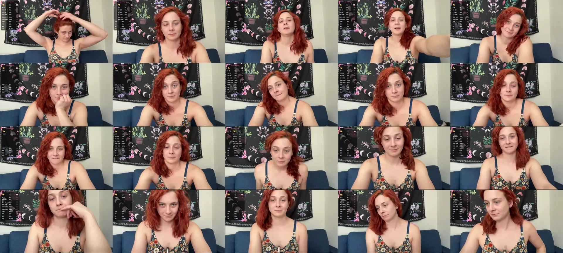 AriaFields photo contact sheet