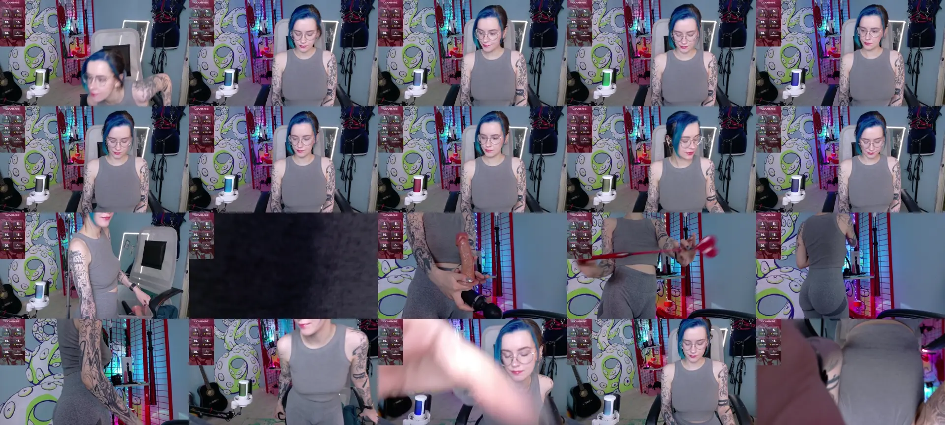 CUMpotikEve photo contact sheet