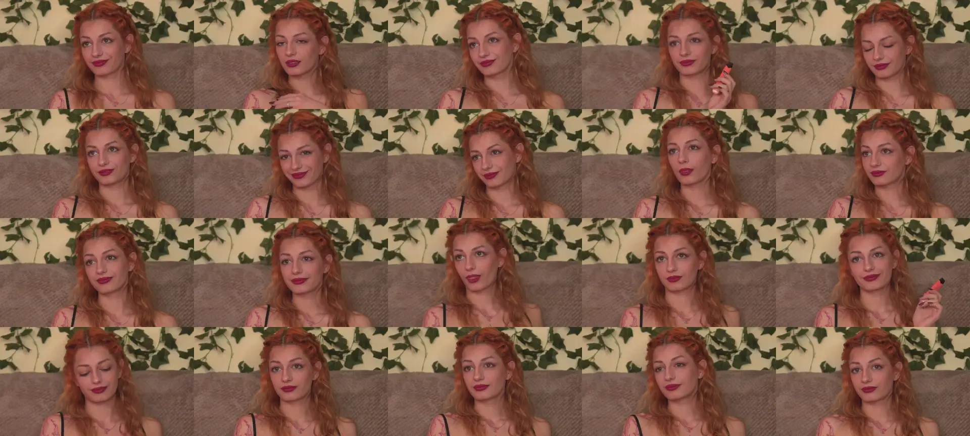 DaphneRose photo contact sheet