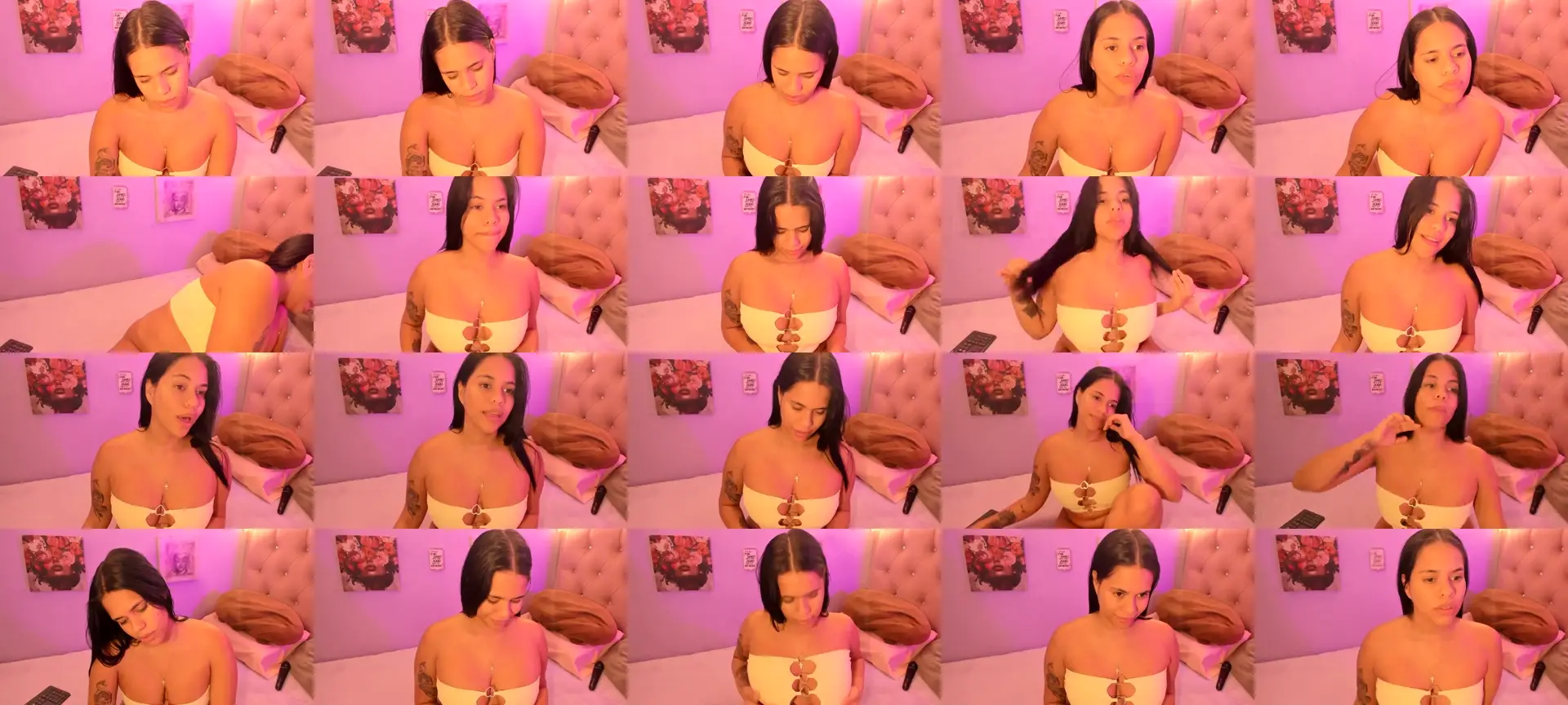 Gaby_star photo contact sheet