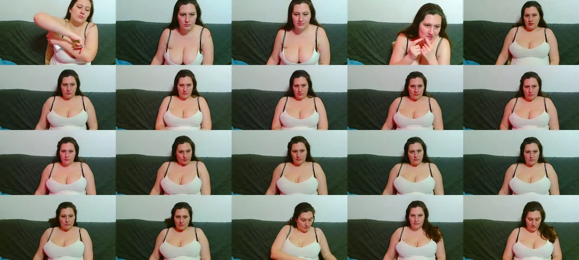 GorgeousBecca photo contact sheet