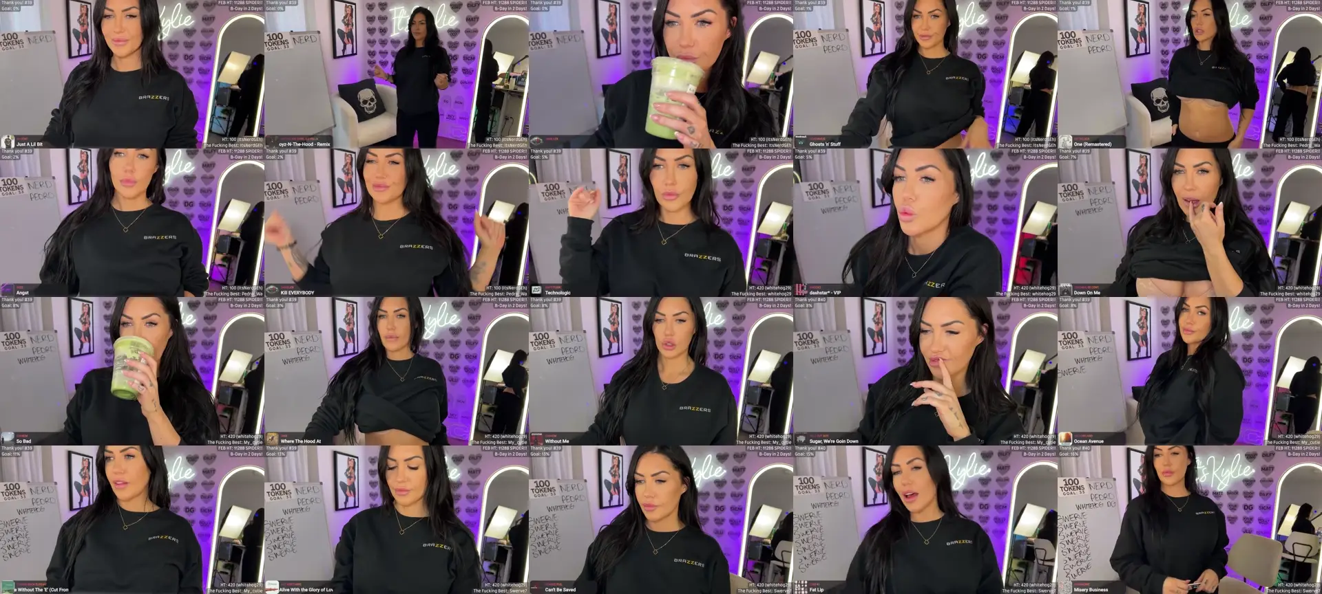 ItsKylieEh photo contact sheet