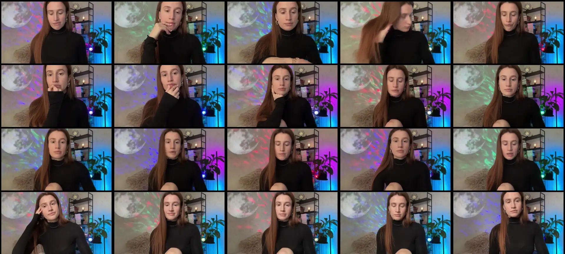 LovelyBvnny photo contact sheet